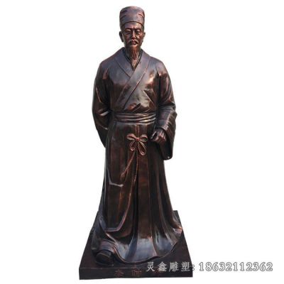 城市李时珍人物铜雕