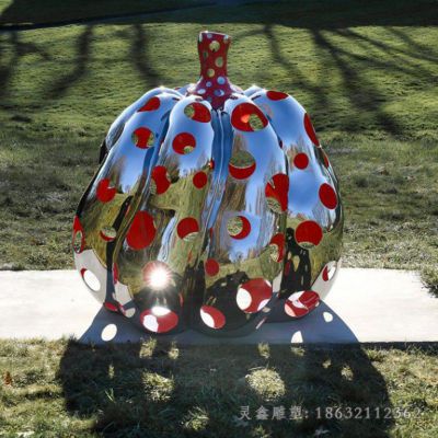 镜面南瓜不锈钢雕塑