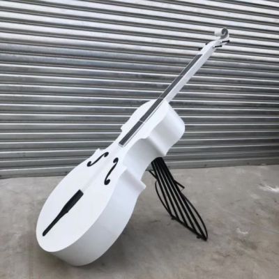 小提琴不锈钢景观雕塑