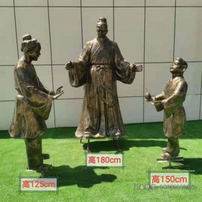 成语典故孔融让梨铜雕