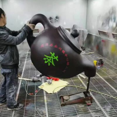 茶壶喷泉景观标志铜雕